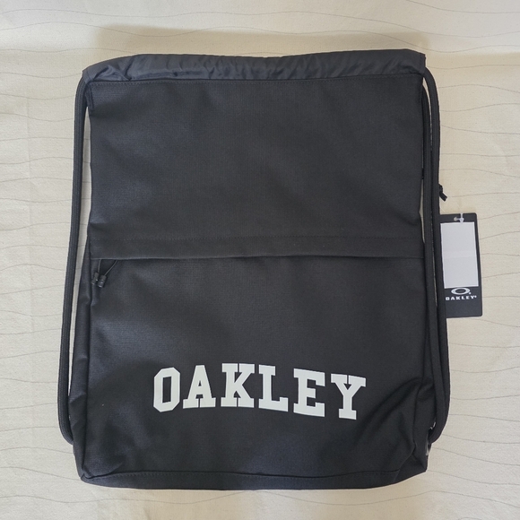 NEW Oakley Satchel College Bag Backpack Pull String Hiking Bag Backpack - Picture 1 of 7